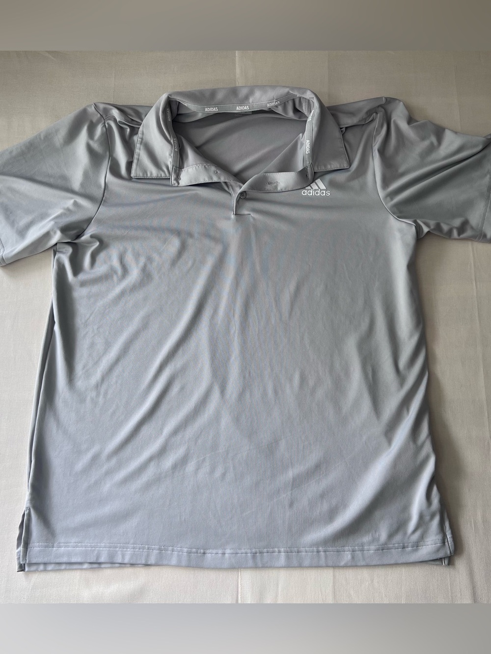 adidas Golf Performance Polo Shirt •• Grey •• Large